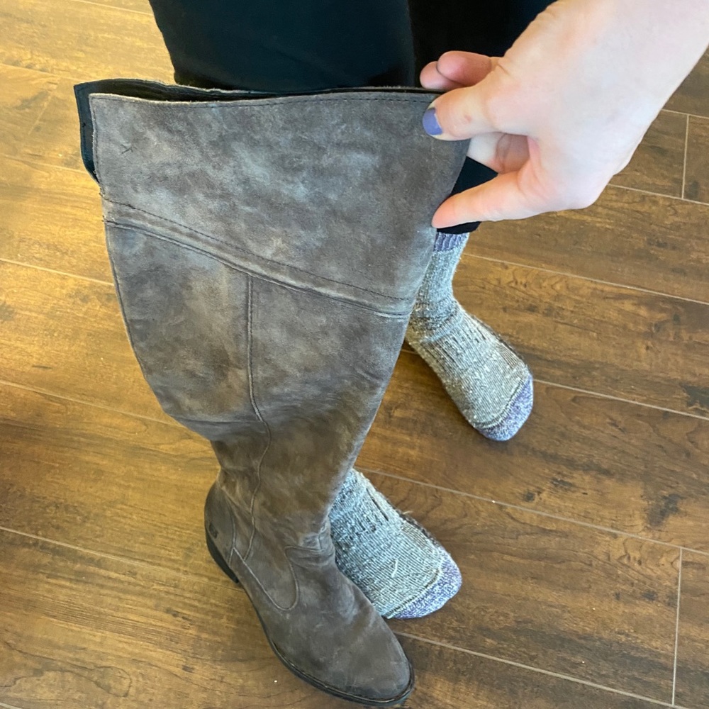 Born brand - over the knee suede boots size 6.5